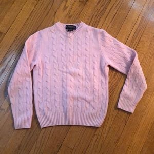 Brooks Brothers cashmere cable sweater